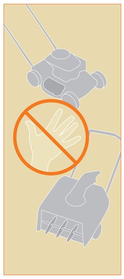 Picture warning to remove hand